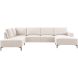 Hoeksalon links Fabria groot beige basic comfort