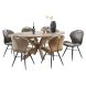 Eetkamerstoel Castione velvet bruin