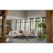 Salontafel Aska teakhout 70x140 cm Deens ovaal naturel brushed