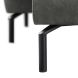 Hoeksalon rechts Tusari microleder antraciet premium comfort