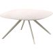 Salontafel Fitura keramiek 80x80 cm vierkant wit
