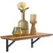 Wandplank Romaro 24x60 cm teak mix rough