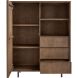 Opbergkast Calvo 143x115x045 cm bruin