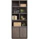 Boekenkast Lavio (86 cm) eiken grafiet