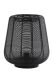 Tafellamp Barzio mat zwart rond 29cm 1-lichts