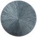 Wandornament Pictura 60 cm rond gestreept zilver