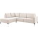 Hoeksalon links Fabria middel beige basic comfort