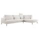 Hoeksalon rechts Ansio beige premium comfort
