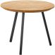 Bijzettafel Aska teak 55 cm rond naturel brushed