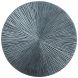 Wandornament Pictura 80 cm rond gestreept zilver