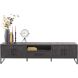 TV-meubel Piastra 188 cm zwart
