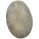 Wandornament Pictura 60 cm rond gestreept grijs