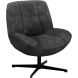 Draaizetel Fortenza velvet antraciet