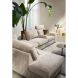 Hoeksalon links Licato taupe relaxfunctie excellent comfort poef