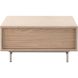Salontafel Famosa 83x83 cm vierkant bruin