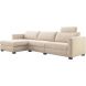 Hoeksalon links Licato naturel relaxfunctie premium comfort