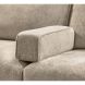 Hoeksalon rechts Licato taupe relaxfunctie excellent comfort poef