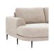 Hoeksalon rechts Aziri ecru supreme comfort
