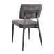 Eetkamerstoel Gento velvet antraciet