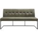 Eetkamerbank Oro 170 cm microleder groen