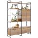Wandkast Sistema 226x166x45 cm bruin