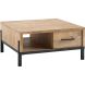 Salontafel Ricardi 90x90 cm vierkant mango