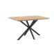 Bartafel Tavolo 160x90 rechthoek eiken naturel grijs matrixpoot