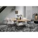 Eettafel Tavolo eikenhout 230x115 cm kiezel bruin