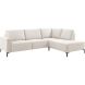 Hoeksalon rechts Fabria middel beige basic comfort