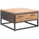 Salontafel Mesola 75x75 cm vierkant mango natural