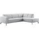 Hoeksalon rechts Bellanti lichtgrijs premium comfort