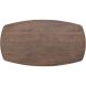 Eettafel Mascaro 275x130 cm Deens ovaal dark mango