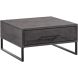 Salontafel Piastra 64x64 cm zwart