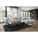 Salontafel Nero 67x135 cm rond noir