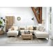 Hoeksalon rechts Portona ecru premium comfort