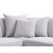 Hoeksalon links Pantini lichtgrijs excellent comfort