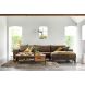Hoeksalon rechts Andelo bruin premium comfort