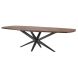 Uitschuifbare eettafel Mascaro 200/260x102 cm Deens ovaal