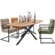 Eettafel Romaro teakhout 260x110 cm Deens ovaal mix rough
