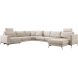Hoeksalon Linoza naturel relaxfunctie links premium comfort