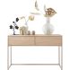 Sidetable Parete 120x40 cm rechthoekig lichtbruin