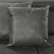 Hoeksalon links Tusari microleder antraciet excellent comfort