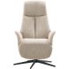 Relaxzetel Serio beige licht hout premium comfort
