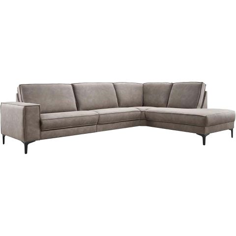 Hoeksalon rechts Barrio bruin basic comfort
