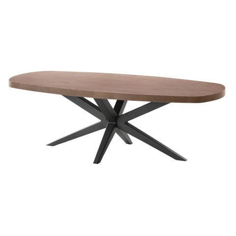 Salontafel Mascaro 135x67 cm Deens ovaal dark mango