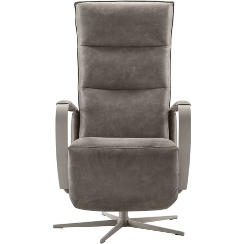 Relaxzetel Seduto elektrisch microleder donkergrijs