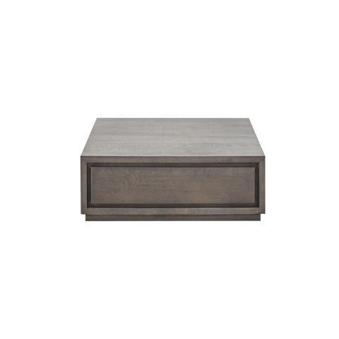Salontafel Lavio eikenhout 86x86 cm vierkant grafiet