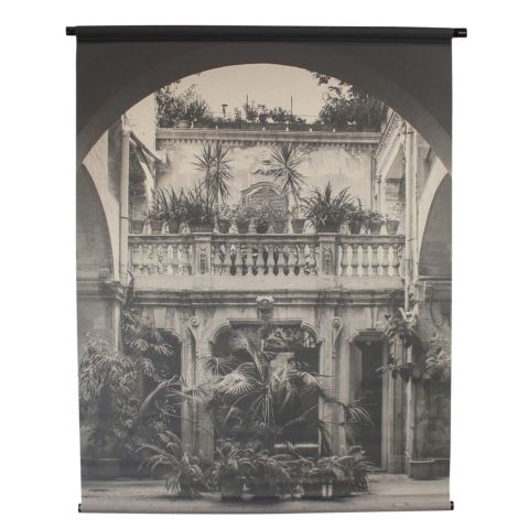 Wandkleed Trissino zwart