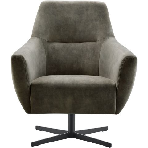 Draaizetel Gudo velvet donkergroen