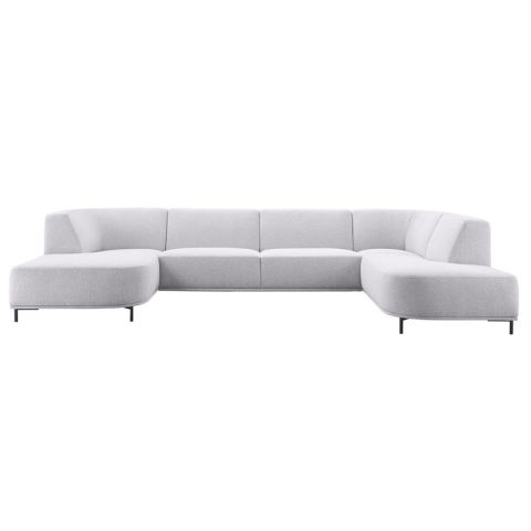 Hoeksalon rechts Pantini lichtgrijs basic comfort